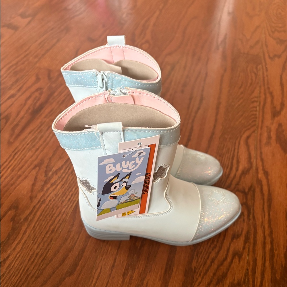 Bluey Cowgirl Light Up Boots Size 10 NWT Kids Toddler Girls